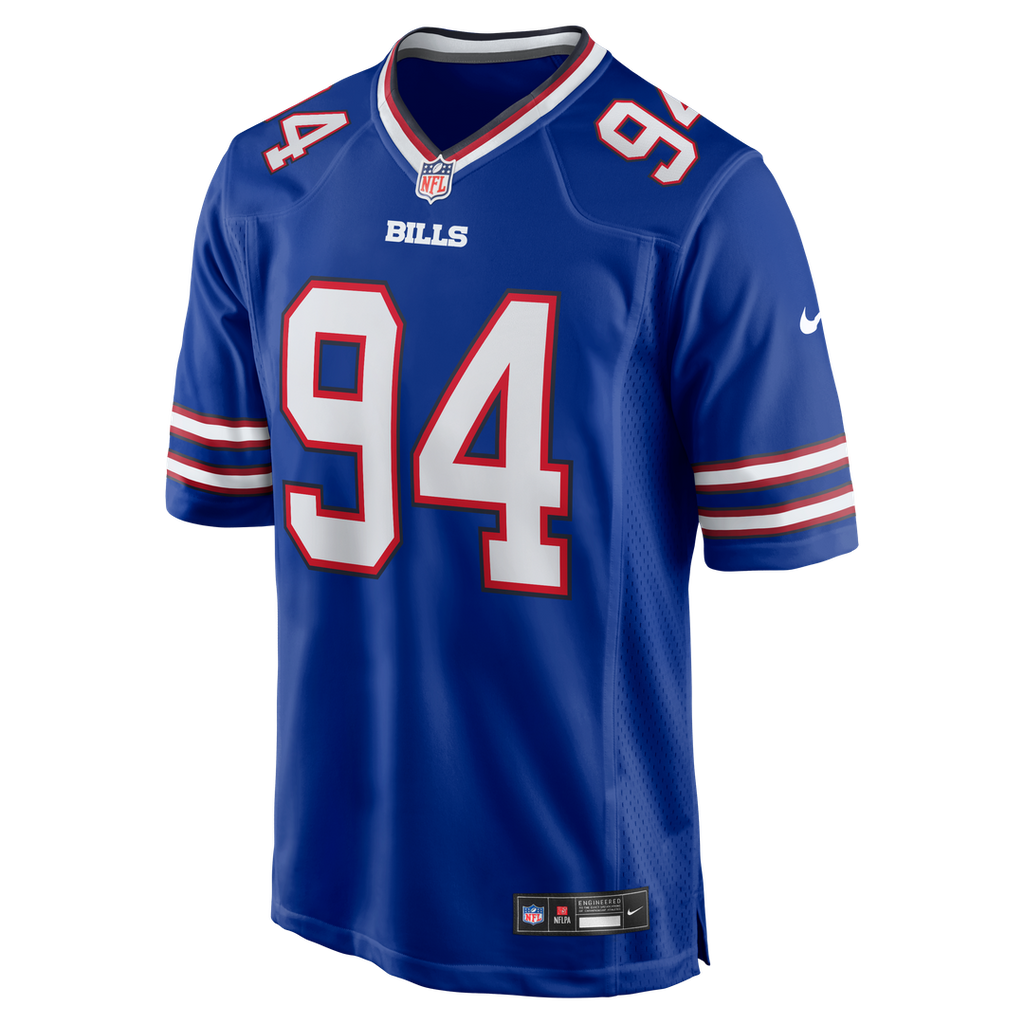 Buffalo Bills Landon Jackson Nike Team Game Jersey - Royal