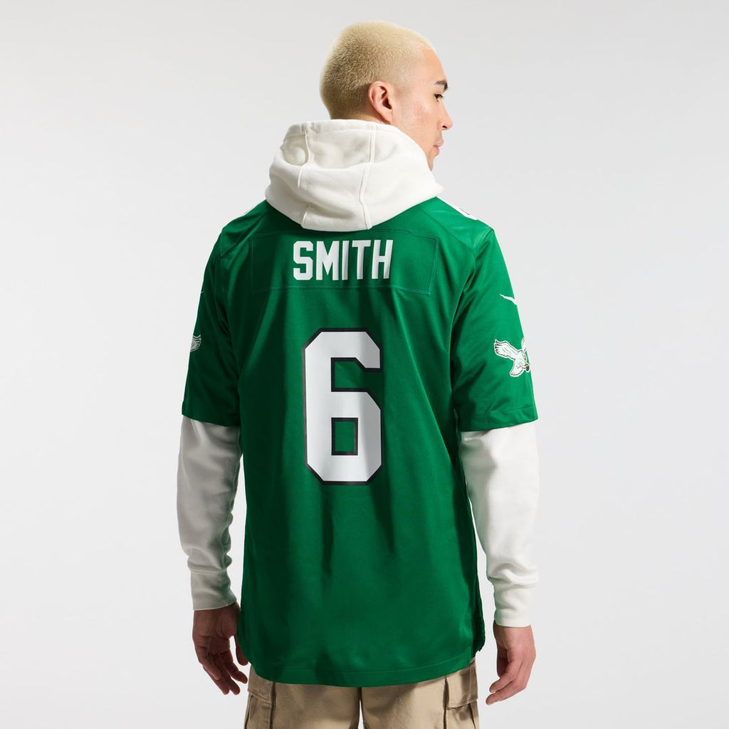 Philadelphia Eagles DeVonta Smith Nike Alternate Game Player Jersey - Kelly Green