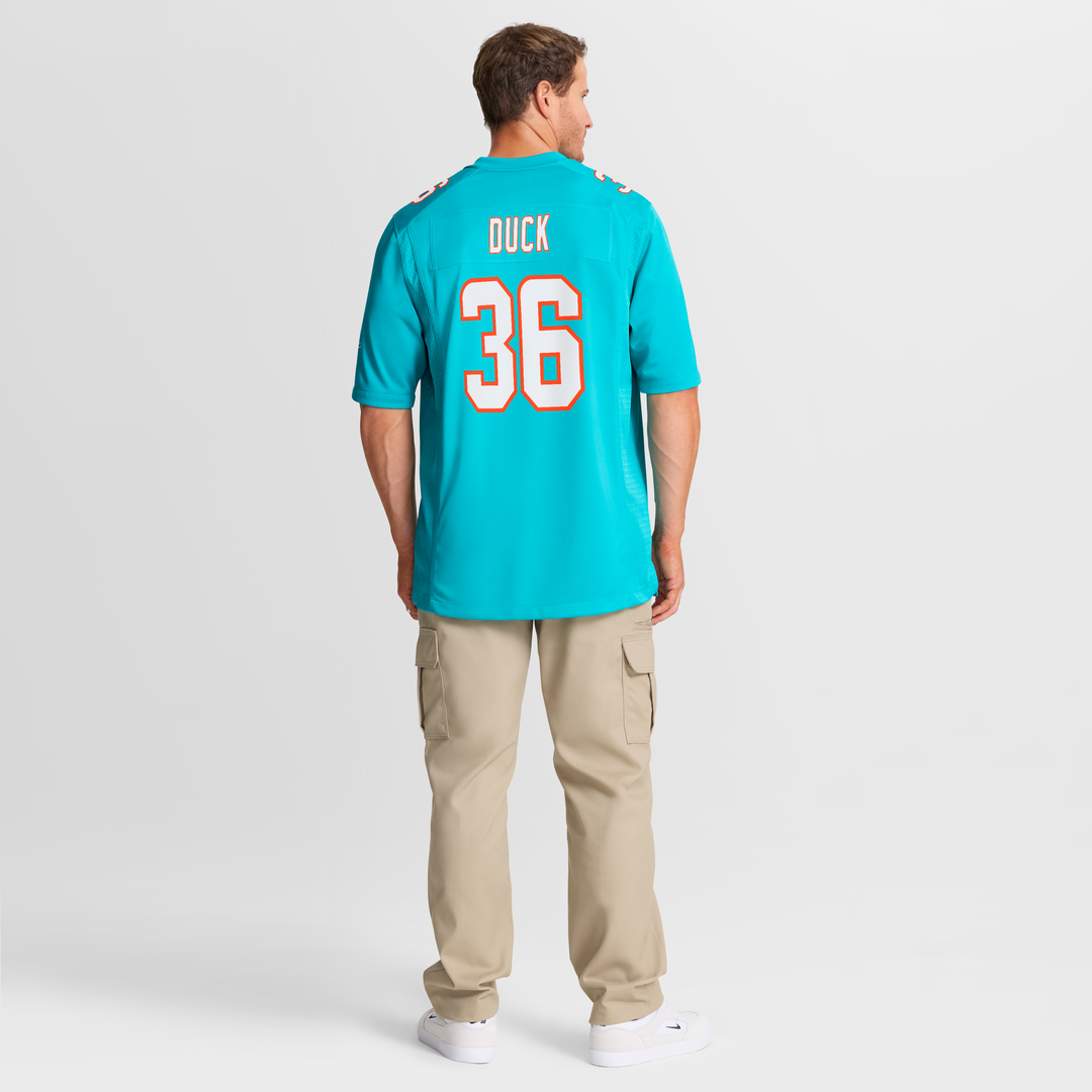 Miami Dolphins Storm Duck Nike Game Jersey - Aqua