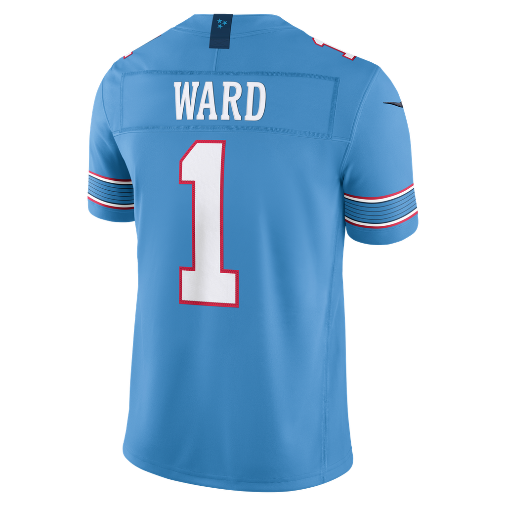 Tennessee Titans Cameron Ward Nike Team Vapor F.U.S.E. Stitched Limited Jersey - Light Blue