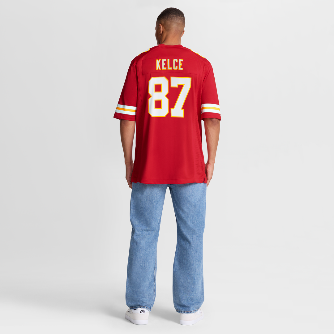 Kansas City Chiefs Travis Kelce Nike Player Game Jersey - White