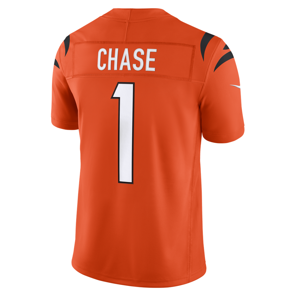 Cincinnati Bengals Ja'Marr Chase Nike Team Vapor F.U.S.E. Stitched Limited Jersey - Black