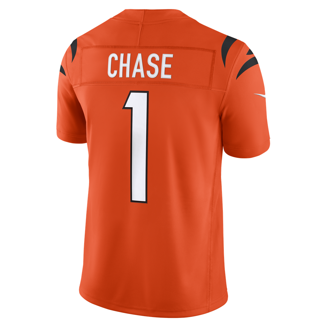 Cincinnati Bengals Ja'Marr Chase Nike Team Vapor F.U.S.E. Stitched Limited Jersey - Black