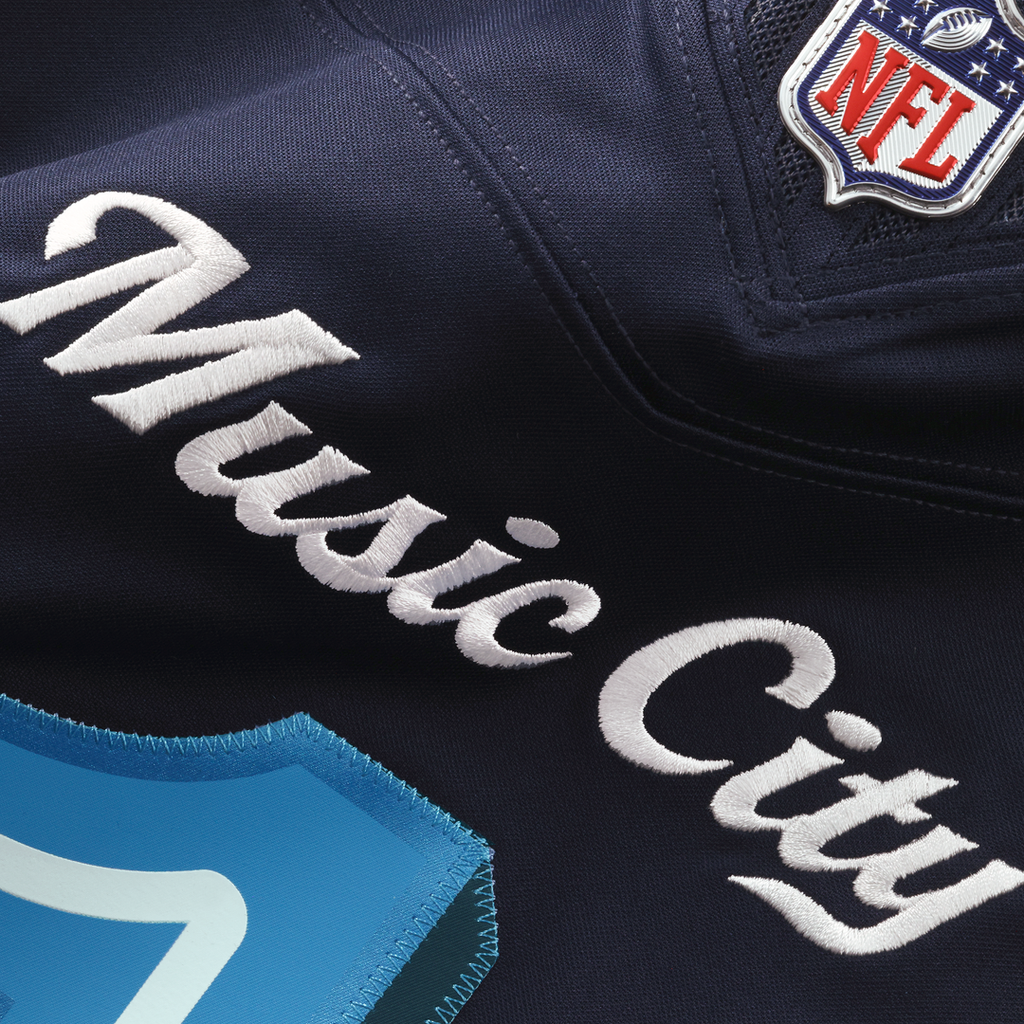 Tennessee Titans Jeffery Simmons Nike 2026 Rivalries Collection Stitched Limited Jersey - Navy