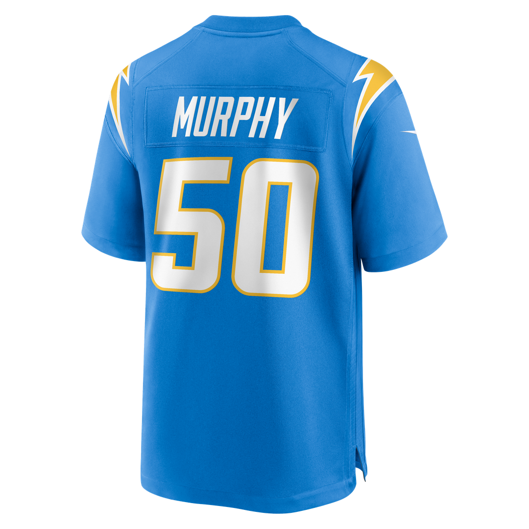 Los Angeles Chargers Caleb Murphy Nike Team Game Jersey - Powder Blue