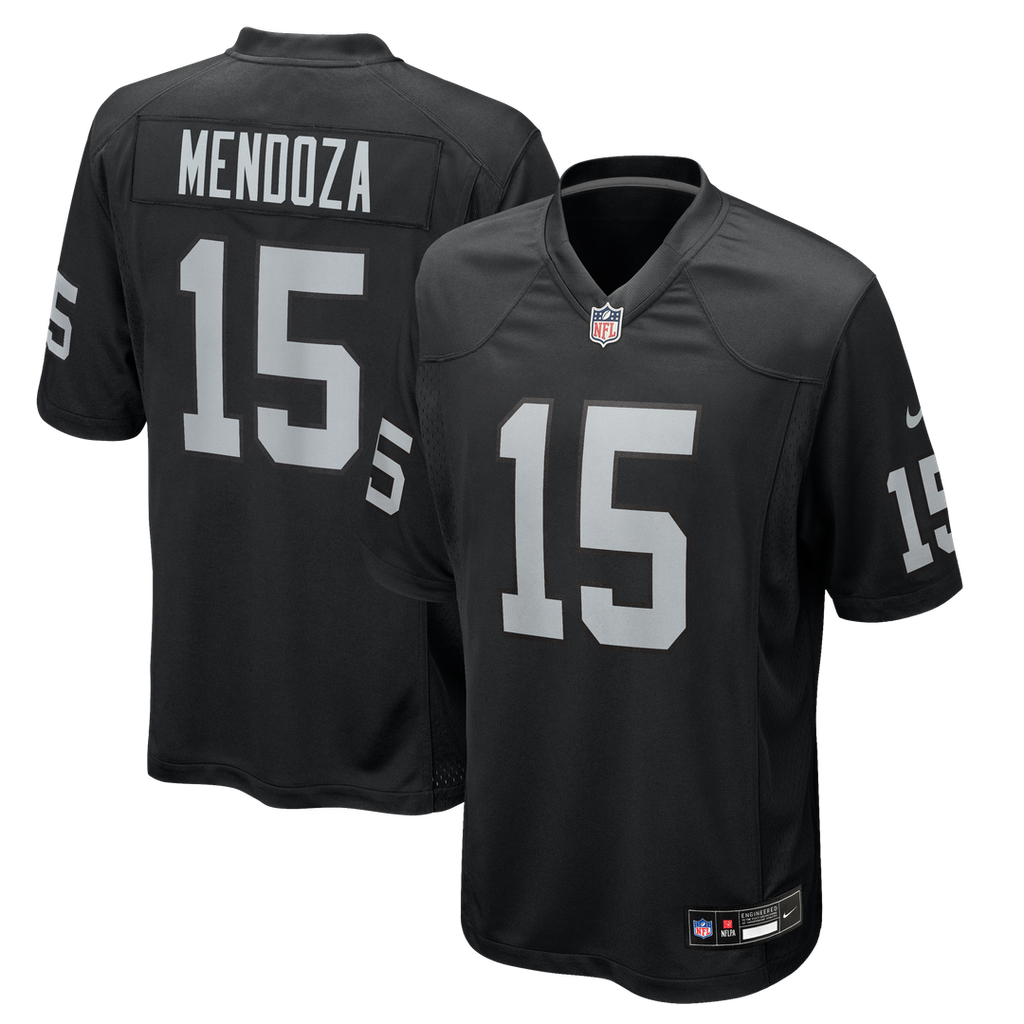 Las Vegas Raiders Fernando Mendoza Nike Team Game Jersey - Black