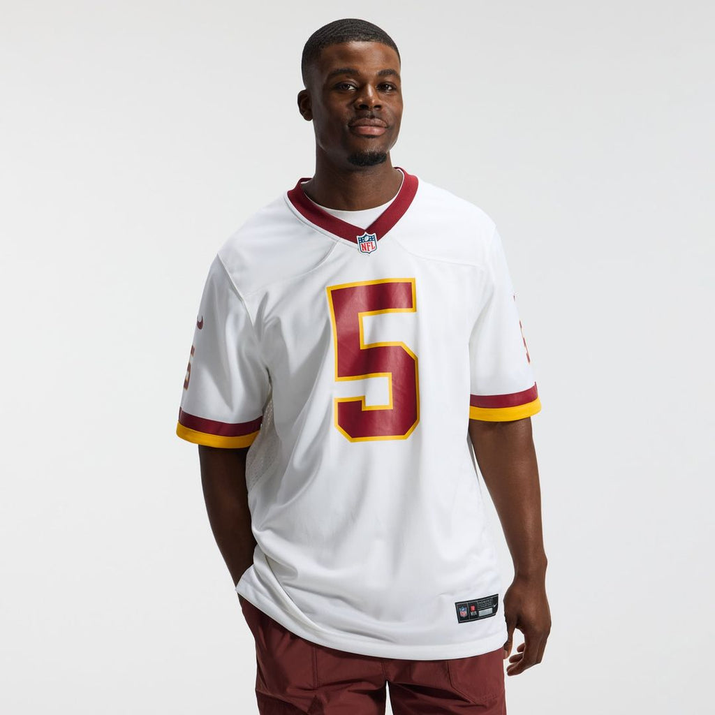 Washington Commanders Hail Raiser Washington Commanders Jayden Daniels Nike Alternate Game Jersey - Black