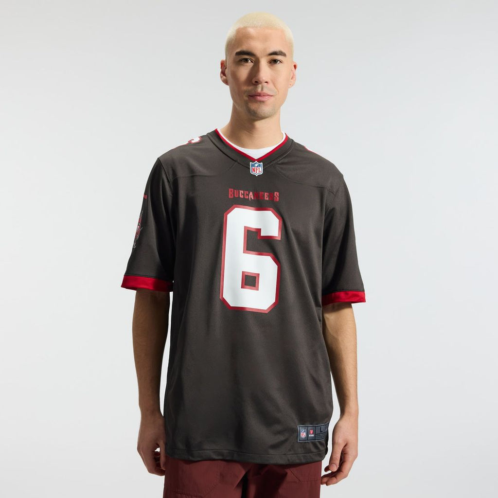 Tampa Bay Buccaneers Baker Mayfield Nike Alternate Game Player Jersey - Pewter