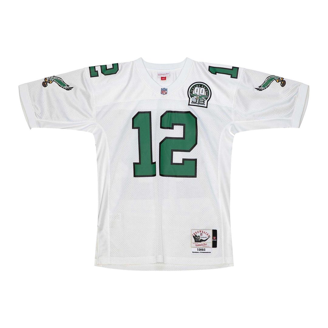 Philadelphia Eagles 1992 Randall Cunningham Mitchell & Ness Authentic Throwback Retired Player Jersey - White