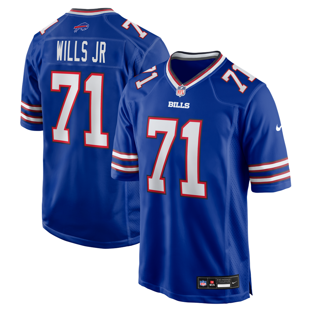 Buffalo Bills Jedrick Wills Jr. Nike Team Game Jersey - Royal