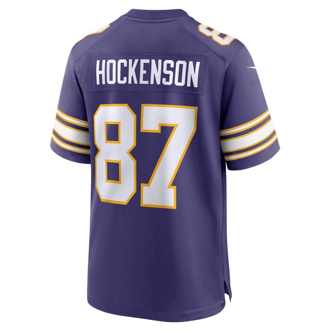 Minnesota Vikings T.J. Hockenson Nike Classic Player Game Jersey - Purple