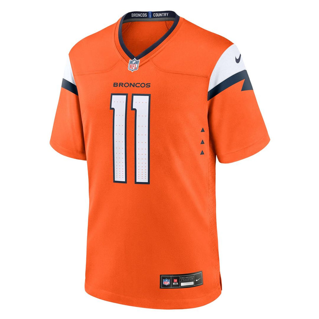 Denver Broncos Troy Franklin Nike Team Game Jersey - Orange