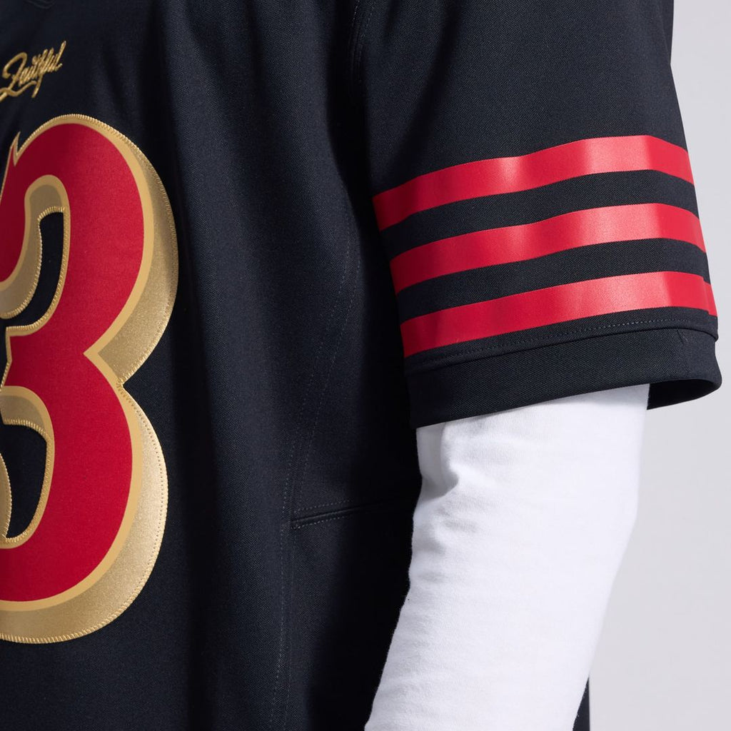 San Francisco 49ers Brock Purdy Nike Rivalries Collection Stitched Limited Jersey - Black