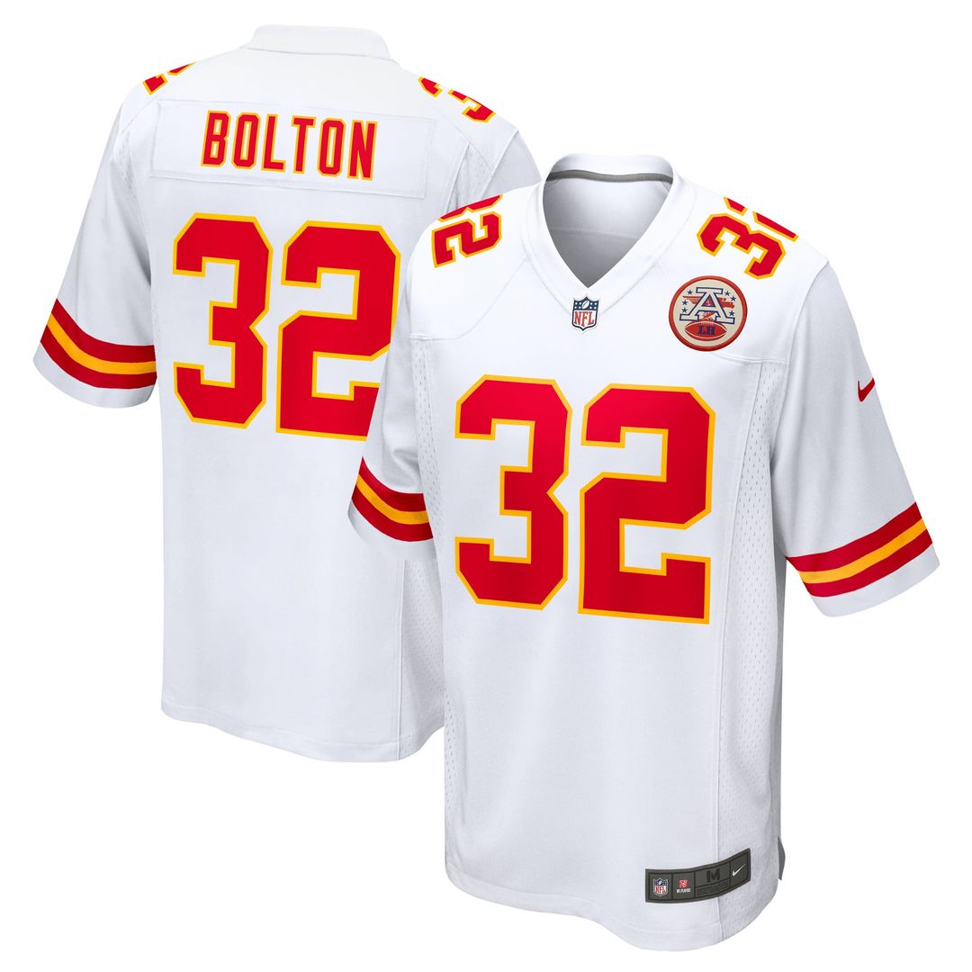 Kansas City Chiefs Nick Bolton Nike Away Game Player Jersey - White