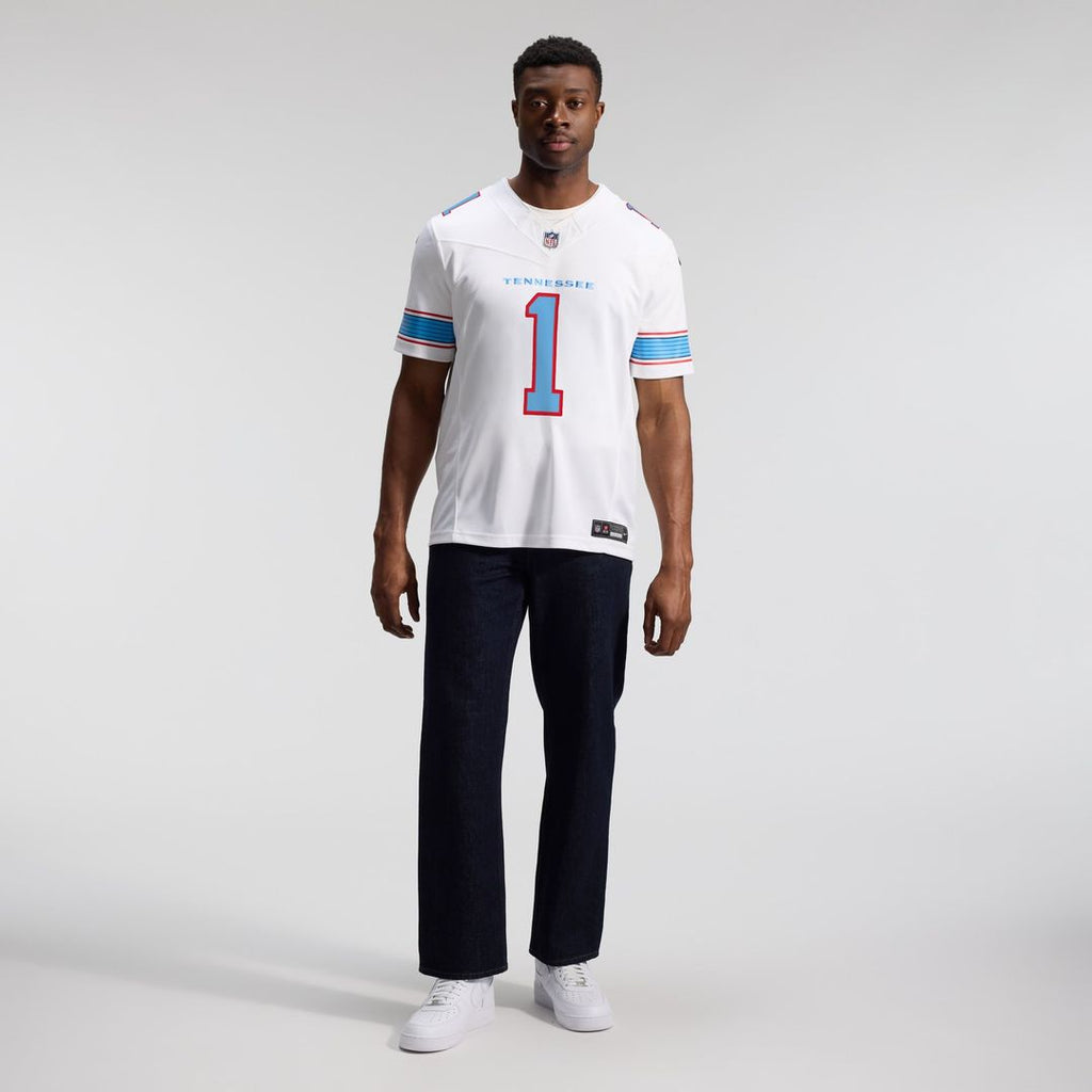 Tennessee Titans Cameron Ward Nike Team Vapor F.U.S.E. Stitched Limited Jersey - Light Blue