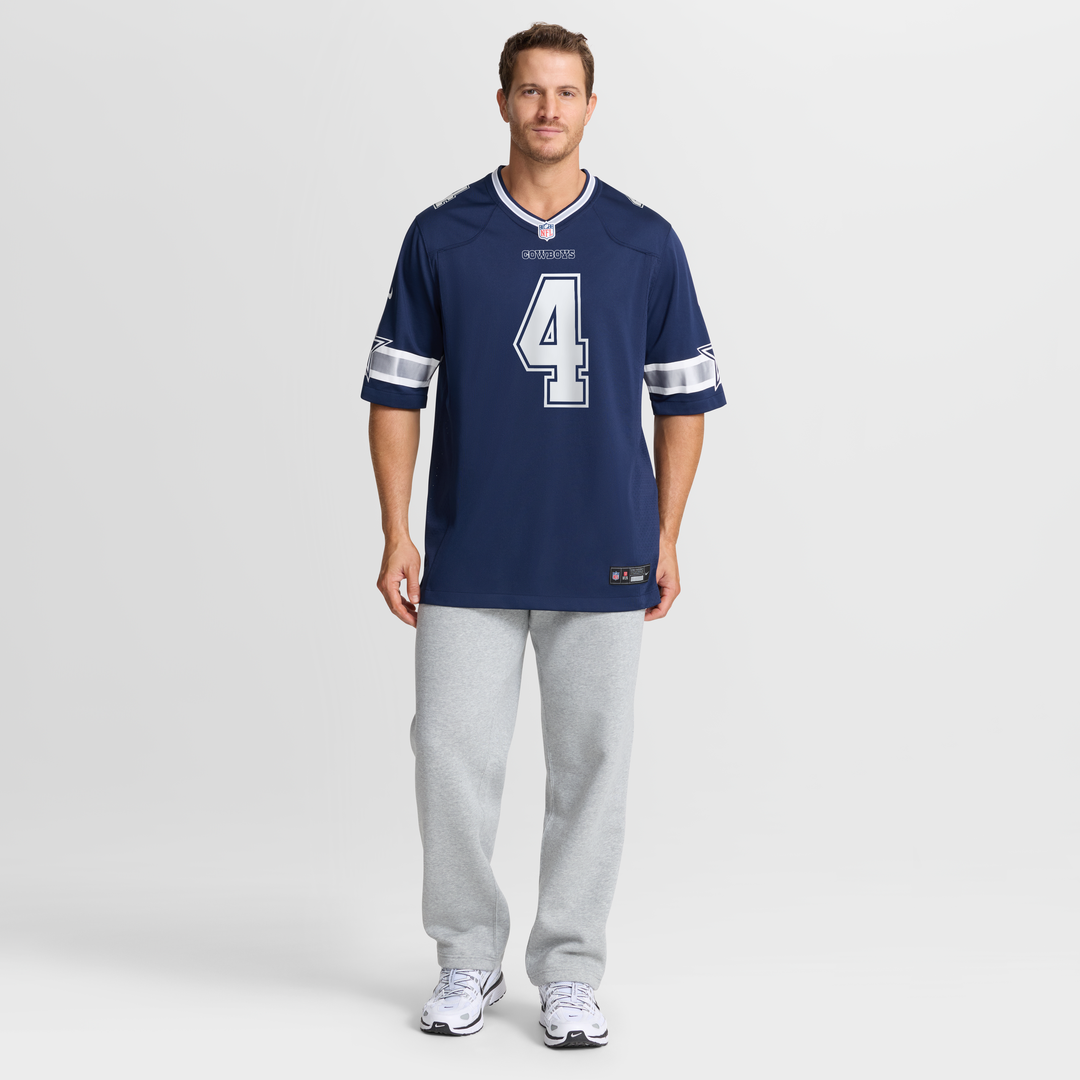 Dallas Cowboys Dak Prescott Nike Game Team Jersey - White