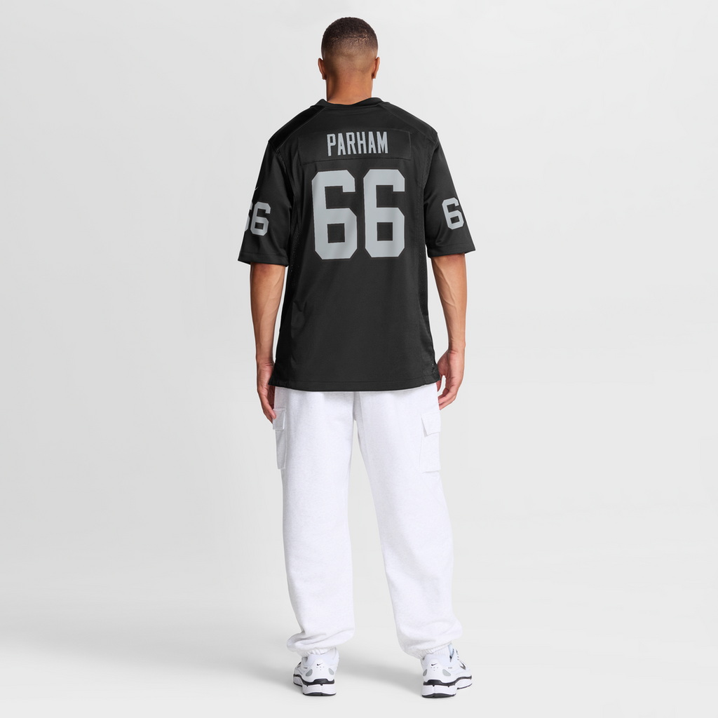 Las Vegas Raiders Dylan Parham Nike Game Player Jersey - Black