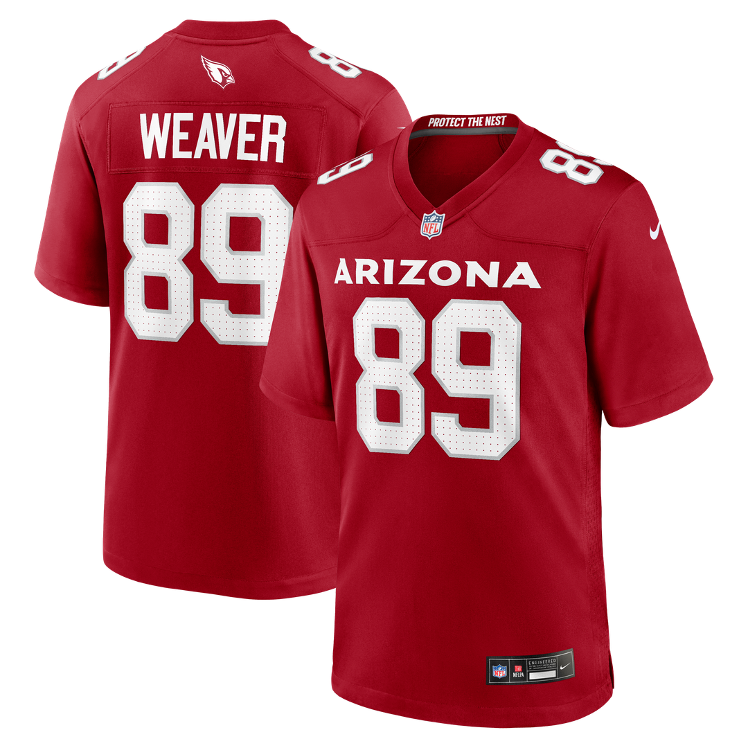 Arizona Cardinals Xavier Weaver Nike Team Game Jersey - Cardinal