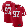 San Francisco 49ers Nick Bosa Nike Team Game Jersey - Scarlet