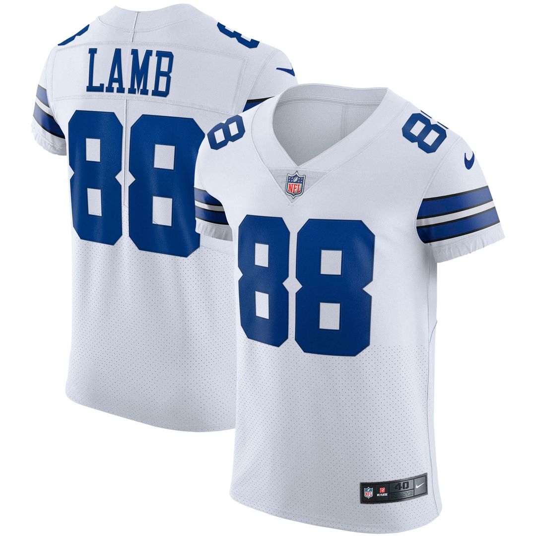 Dallas Cowboys CeeDee Lamb Nike Vapor Elite Jersey - White