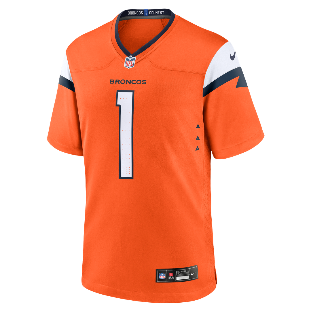 Denver Broncos Evan Engram Nike Team Game Jersey - Orange