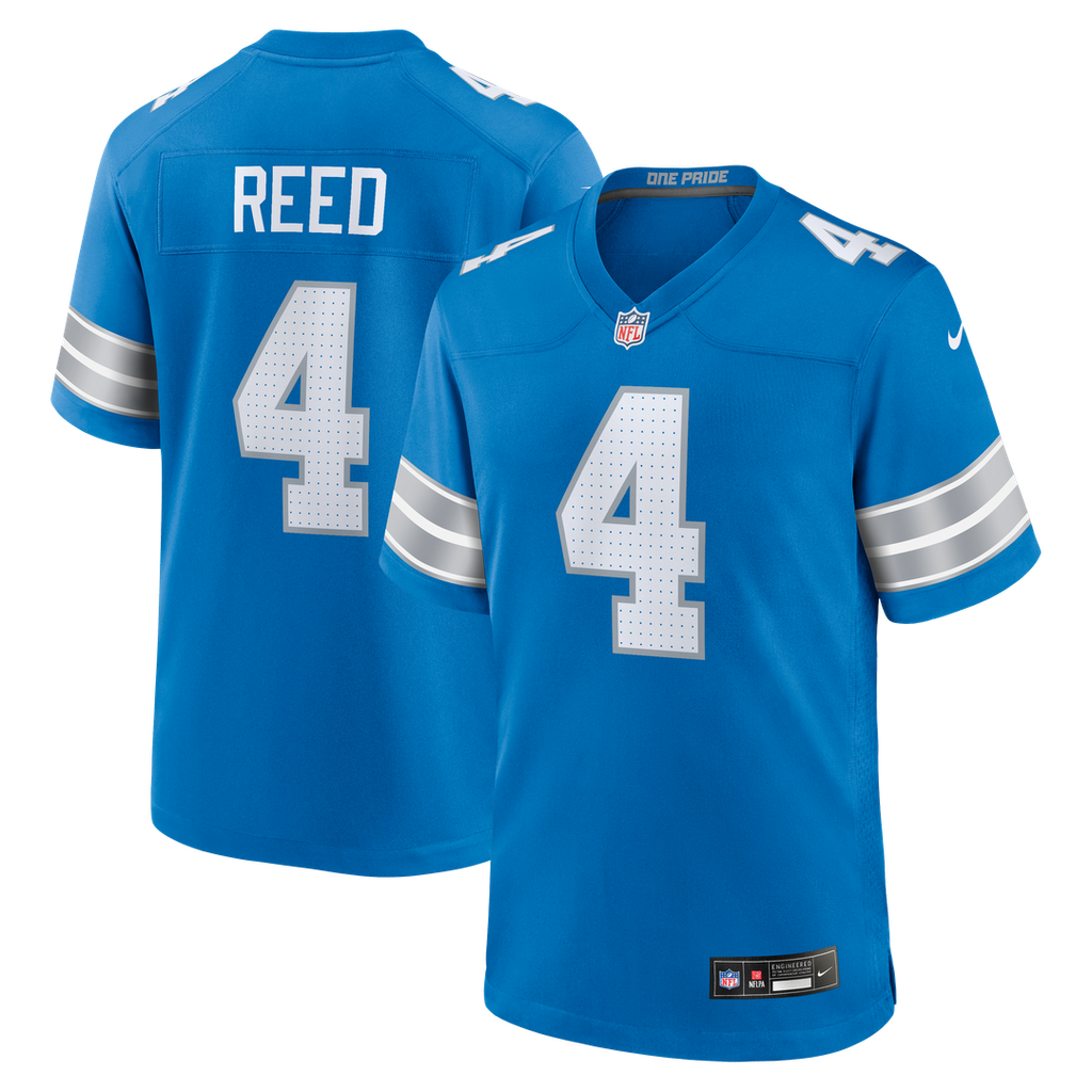 Detroit Lions D.J. Reed Nike Team Game Jersey - Blue