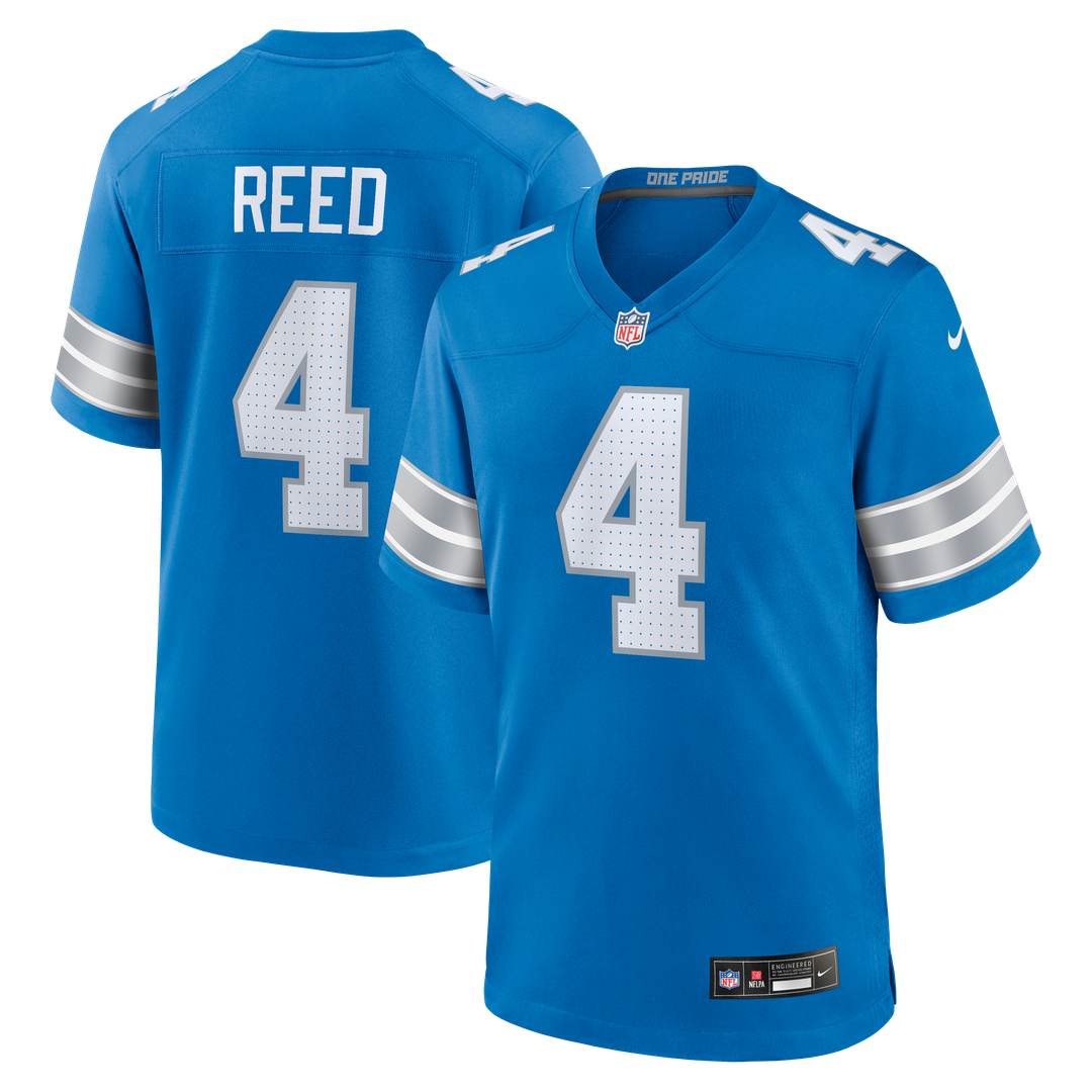 Detroit Lions D.J. Reed Nike Team Game Jersey - Blue