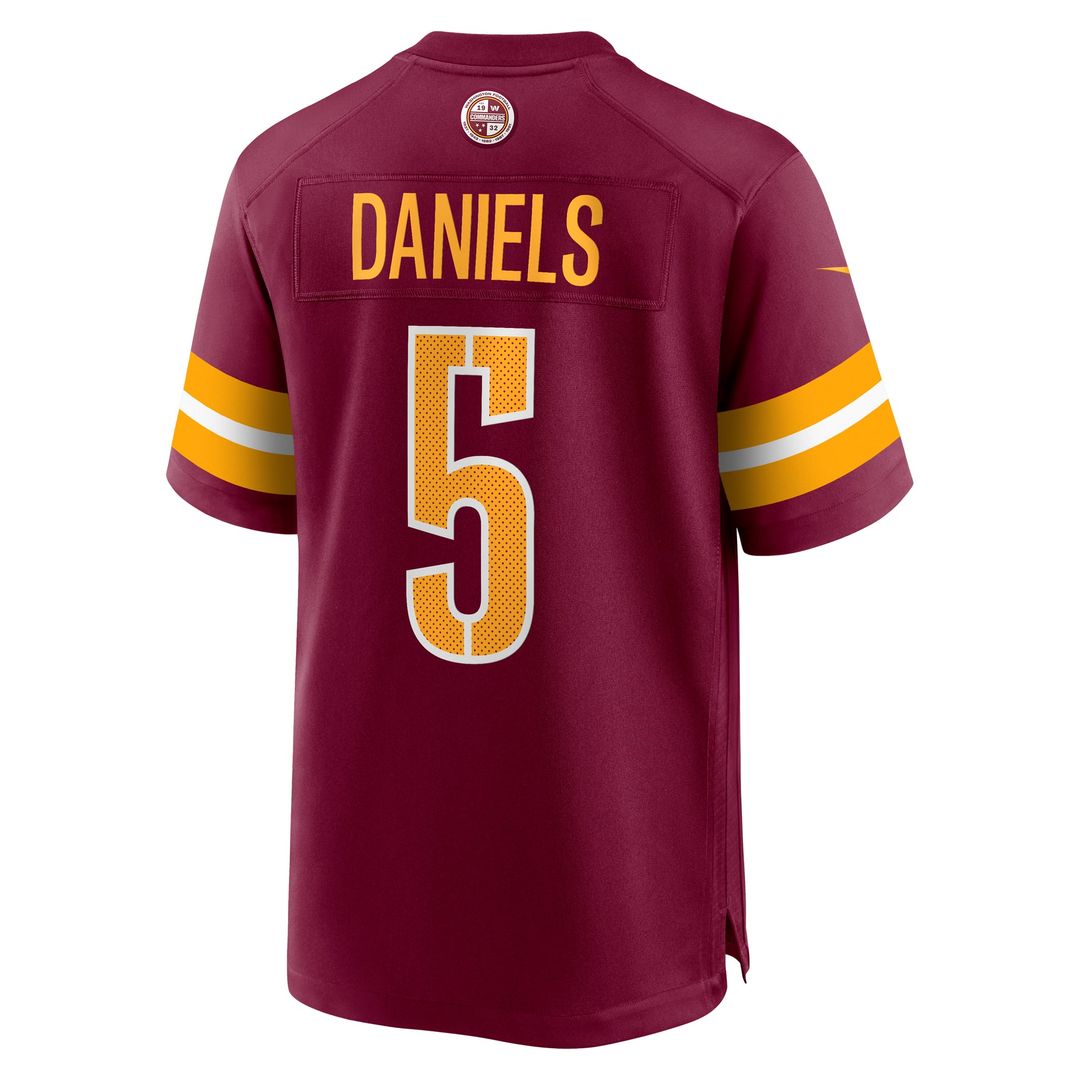 Washington Commanders Jayden Daniels Nike Player Game Jersey - Burgundy