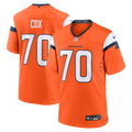 Denver Broncos Marques Cox Nike Team Game Jersey - Orange