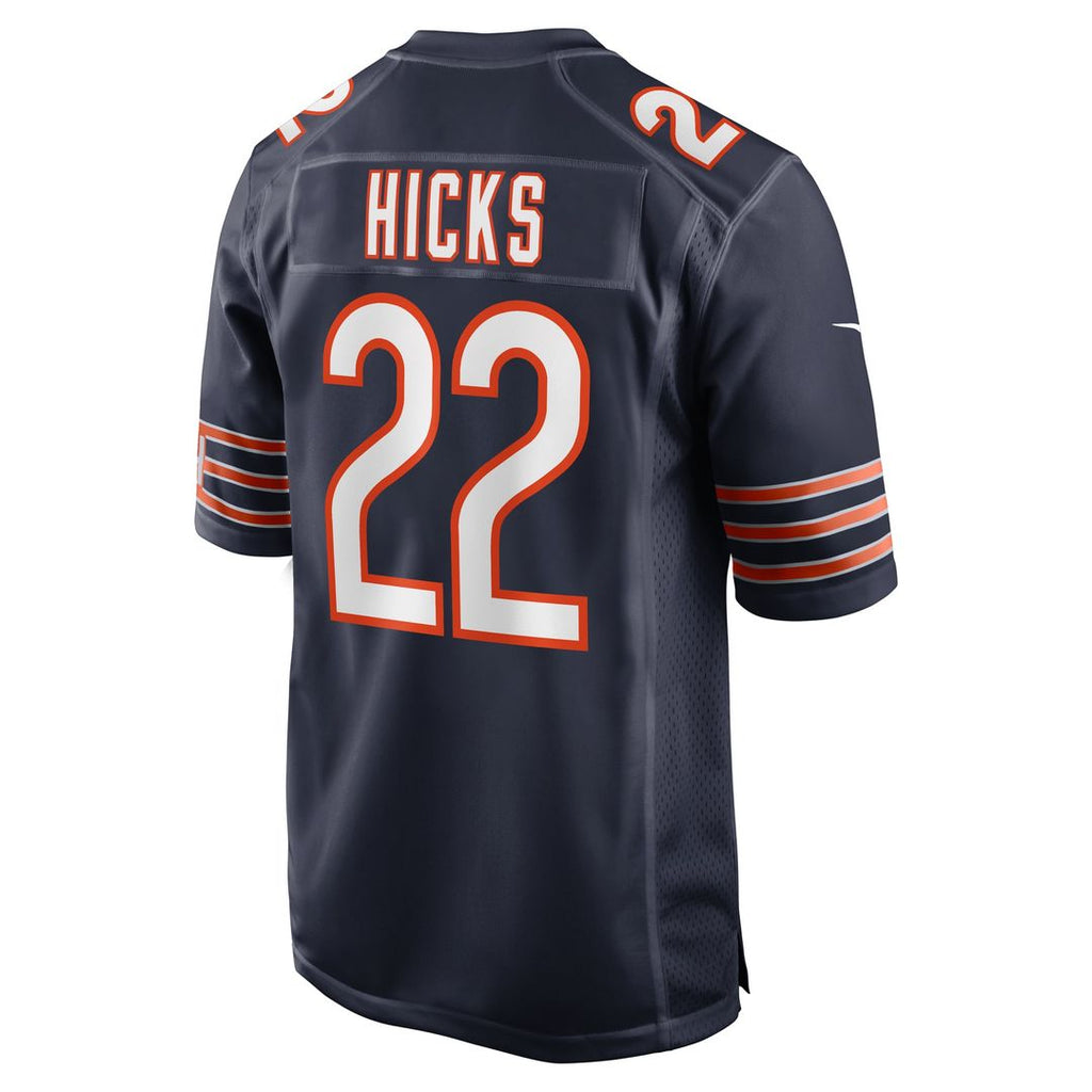 Chicago Bears Elijah Hicks Nike Team Game Jersey - Navy