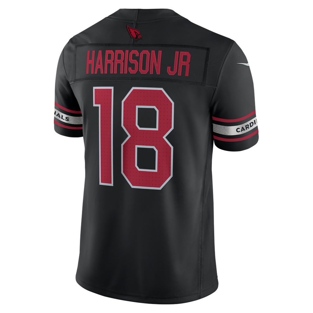 Arizona Cardinals Marvin Harrison Jr. Nike Alternate Vapor F.U.S.E. Stitched Limited Jersey - Black