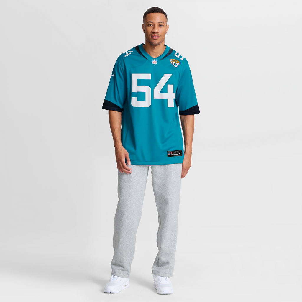 Jacksonville Jaguars Jack Kiser Nike Team Game Jersey - Teal