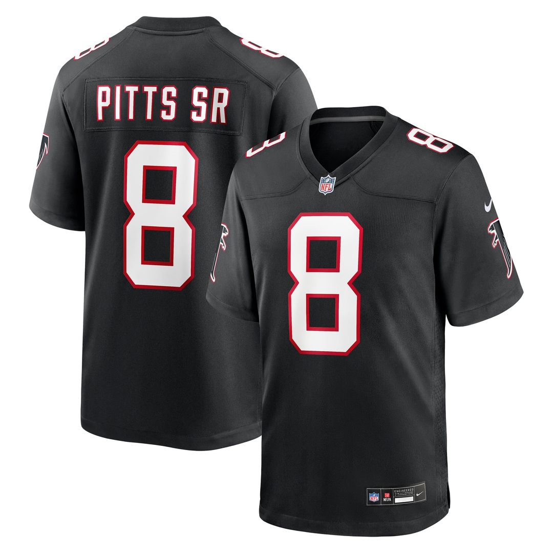 Atlanta Falcons Kyle Pitts Sr. Nike Alternate Game Jersey - Black