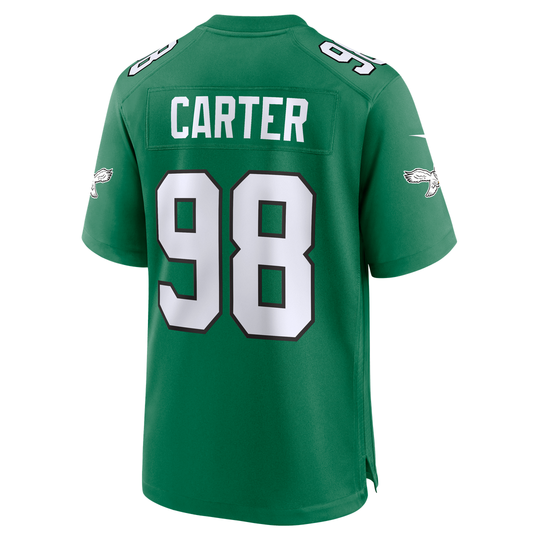 Philadelphia Eagles Jalen Carter Nike Game Jersey - White