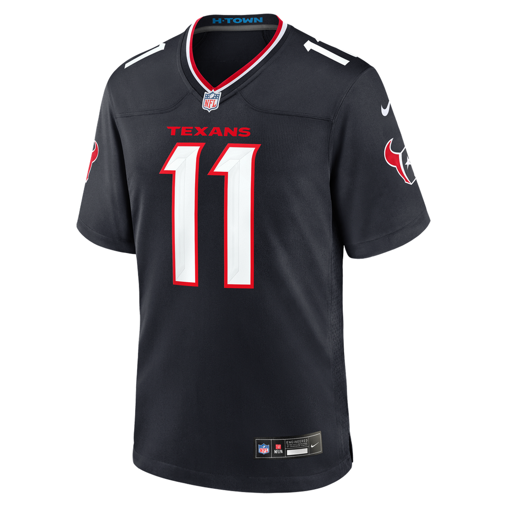 Houston Texans Tremon Smith Nike Team Game Jersey - Navy