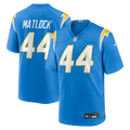 Los Angeles Chargers Scott Matlock Nike Team Game Jersey - Powder Blue