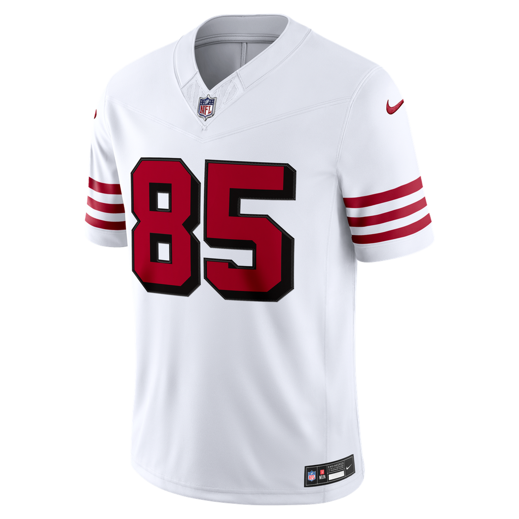 San Francisco 49ers George Kittle Nike Alternate Vapor F.U.S.E. Stitched Limited Jersey - White