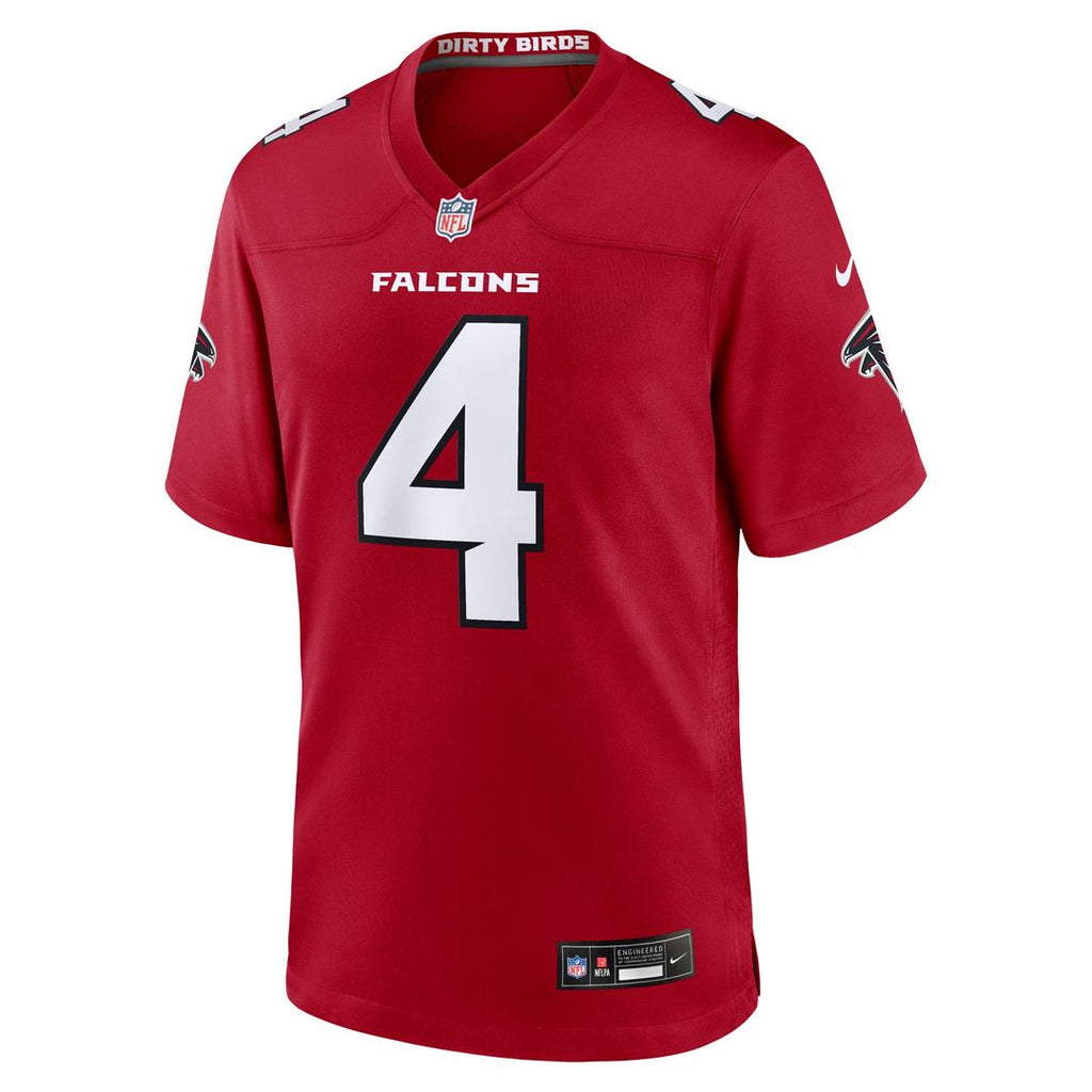 Atlanta Falcons Jahan Dotson Nike Team Game Jersey - Red