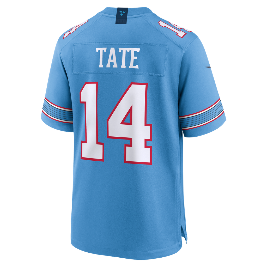 Tennessee Titans Carnell Tate Nike Team Game Jersey - Light Blue