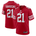 San Francisco 49ers Deion Sanders Nike Team Retired Player Game Jersey - Scarlet