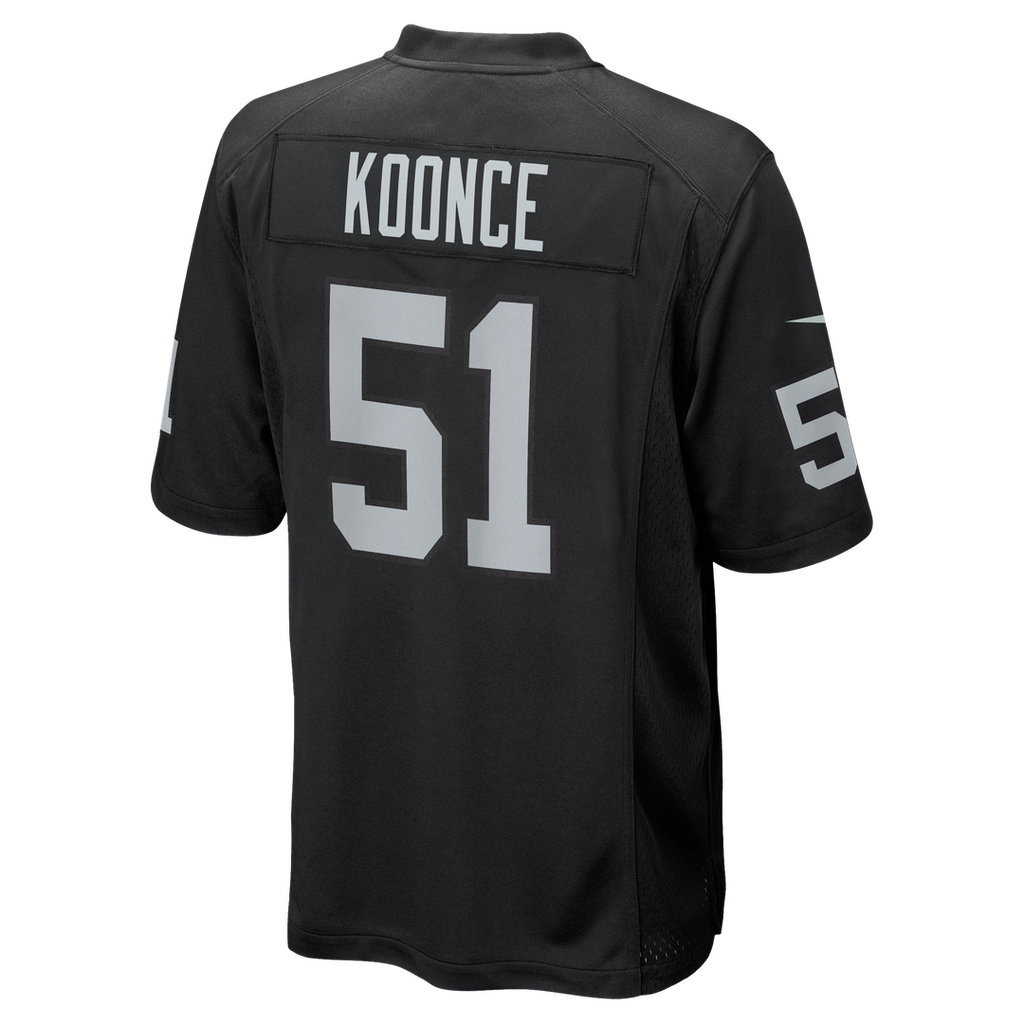 Las Vegas Raiders Malcolm Koonce Nike Game Jersey - Black