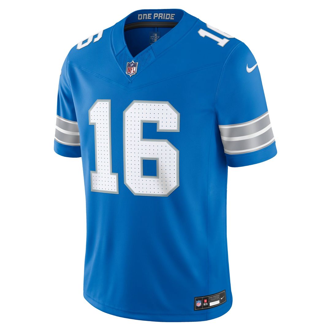 Detroit Lions Jared Goff Nike Alternate Vapor F.U.S.E. Stitched Limited Jersey - Black