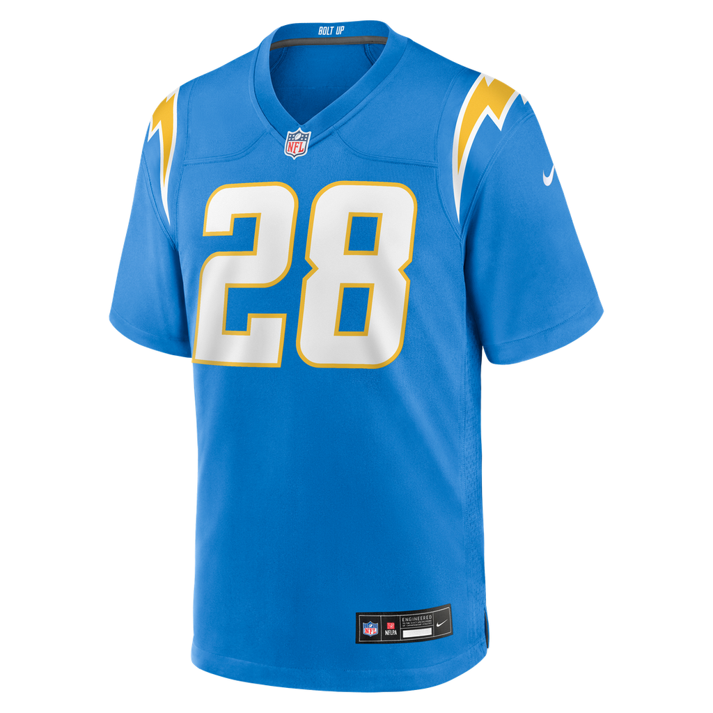 Los Angeles Chargers Hassan Haskins Nike Team Game Jersey - Powder Blue