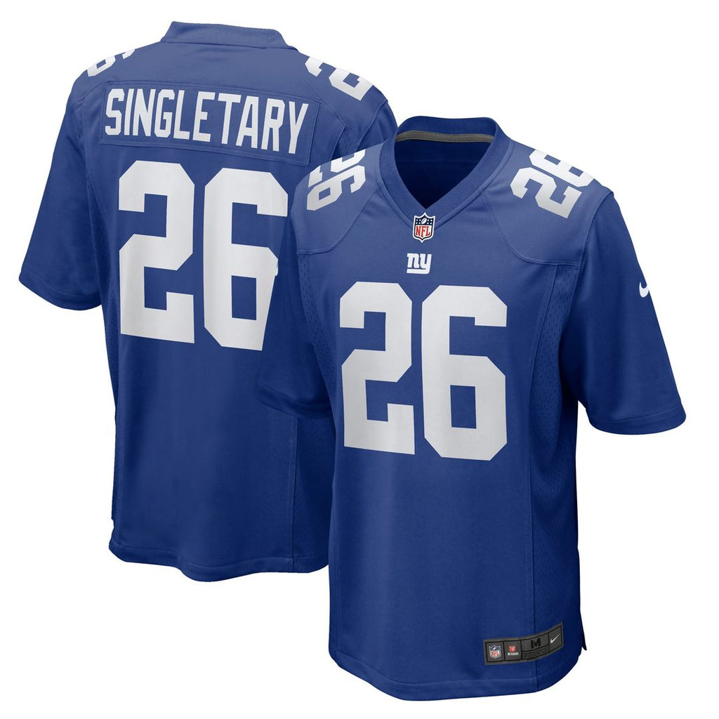 New York Giants Devin Singletary Nike Team Game Jersey - Royal