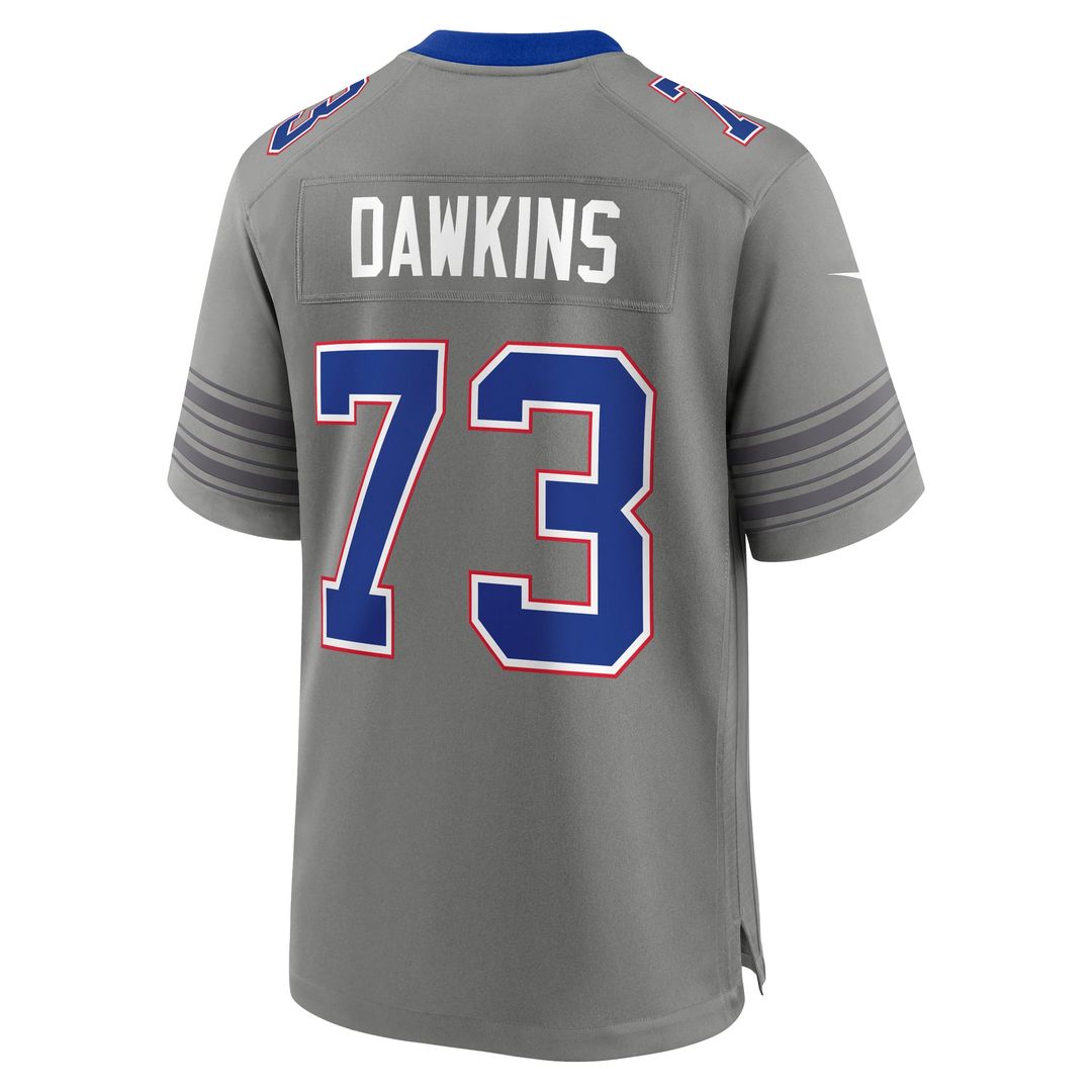 Buffalo Bills Dion Dawkins Nike Nickel City Game Jersey - Gray