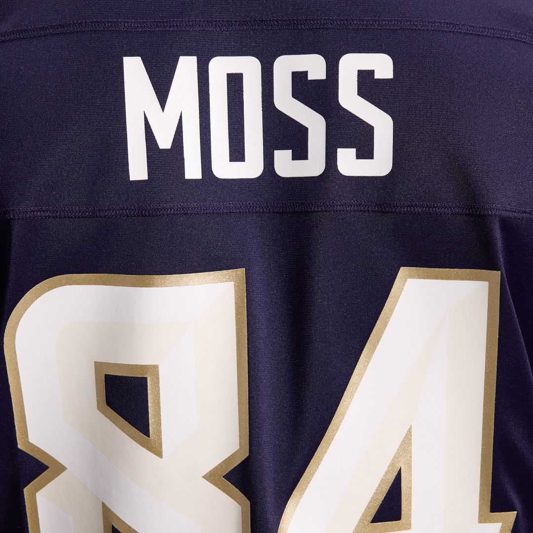 Minnesota Vikings Randy Moss Nike 2026 Rivalries Collection Game Jersey - Purple