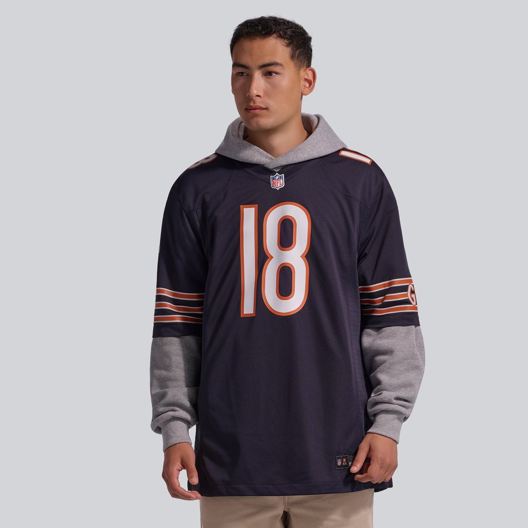 Chicago Bears Caleb Williams Nike Alternate Player Game Jersey - Orange