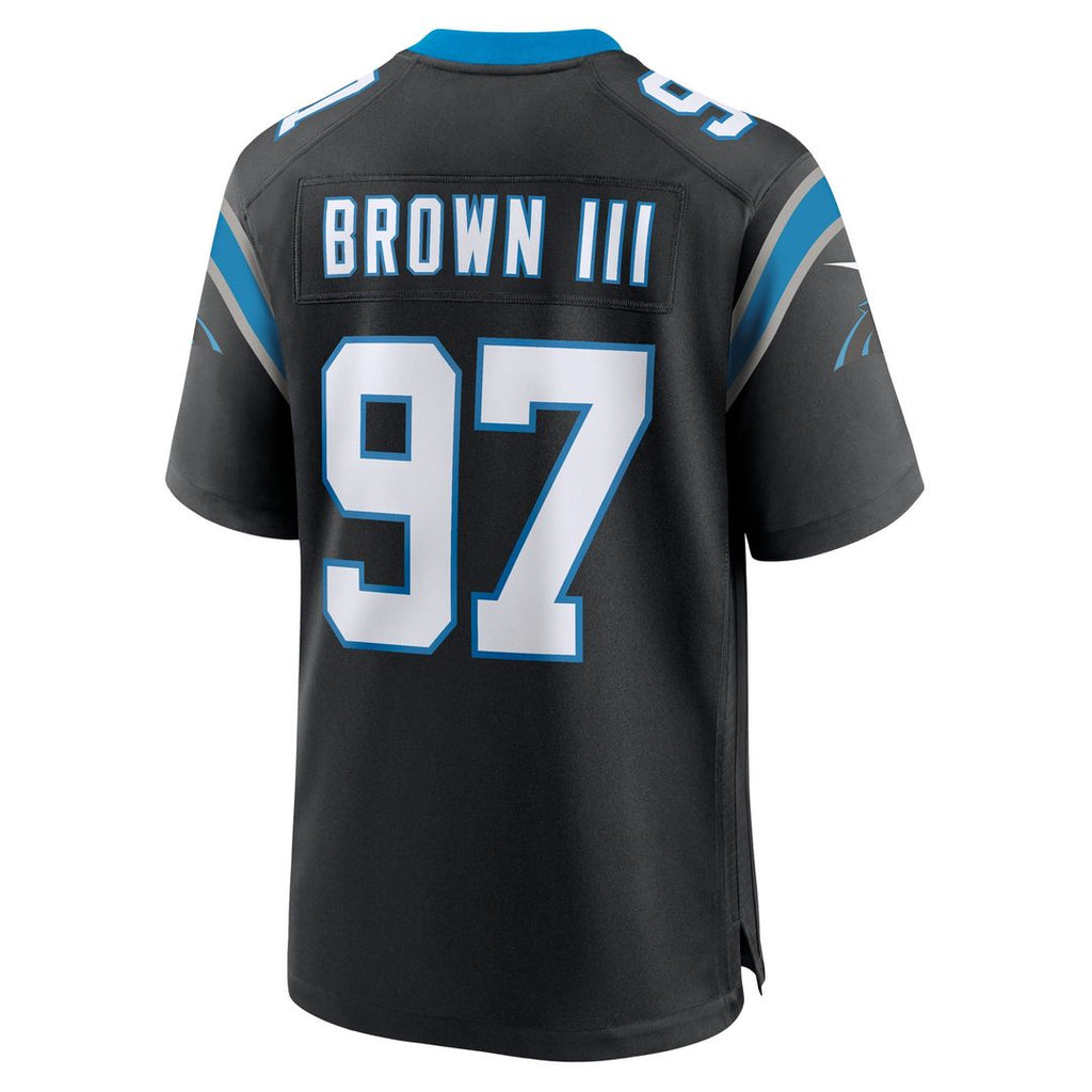 Carolina Panthers Bobby Brown III Nike Team Game Jersey - Black