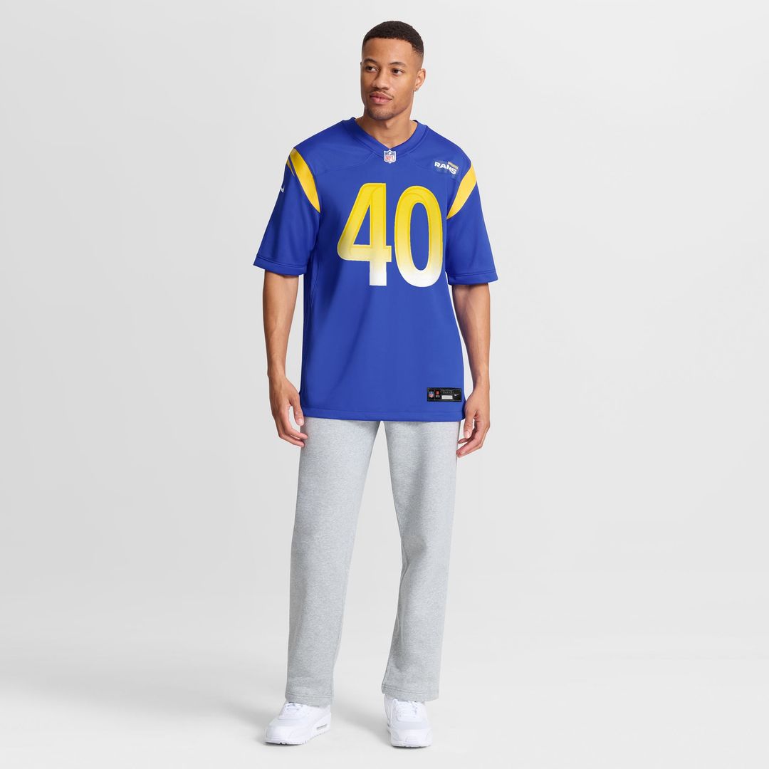Los Angeles Rams Jesse Luketa Nike Team Game Jersey - Royal