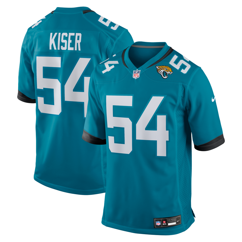 Jacksonville Jaguars Jack Kiser Nike Team Game Jersey - Teal